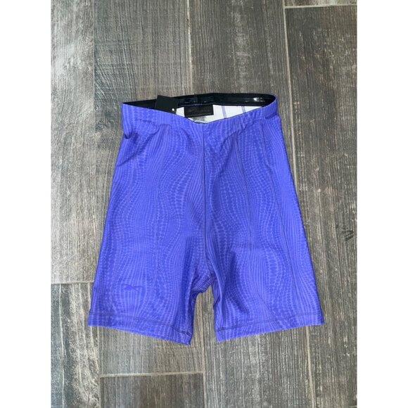 NEW‎ Cardi B x Reebok Women's Medium 12 Purple Biker Shorts - Picture 3 of 5